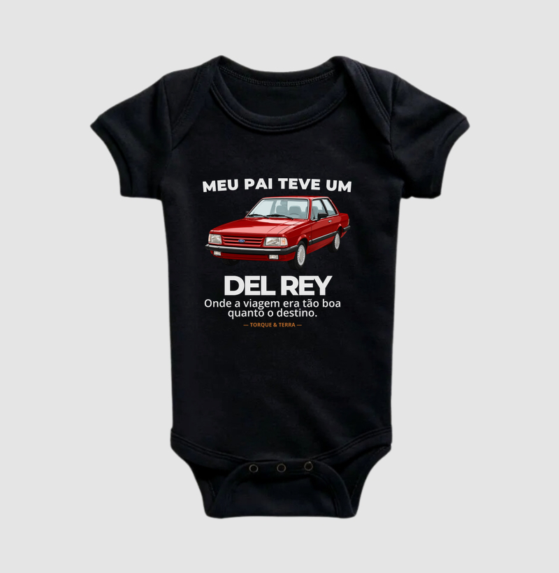 Meu pai teve uma - DEY REY - vinho - Body Infantil