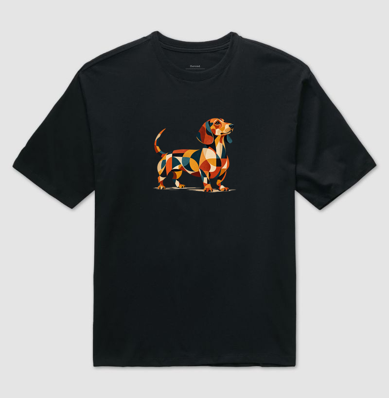 Cachorro em Fragmentos - Camiseta Oversized