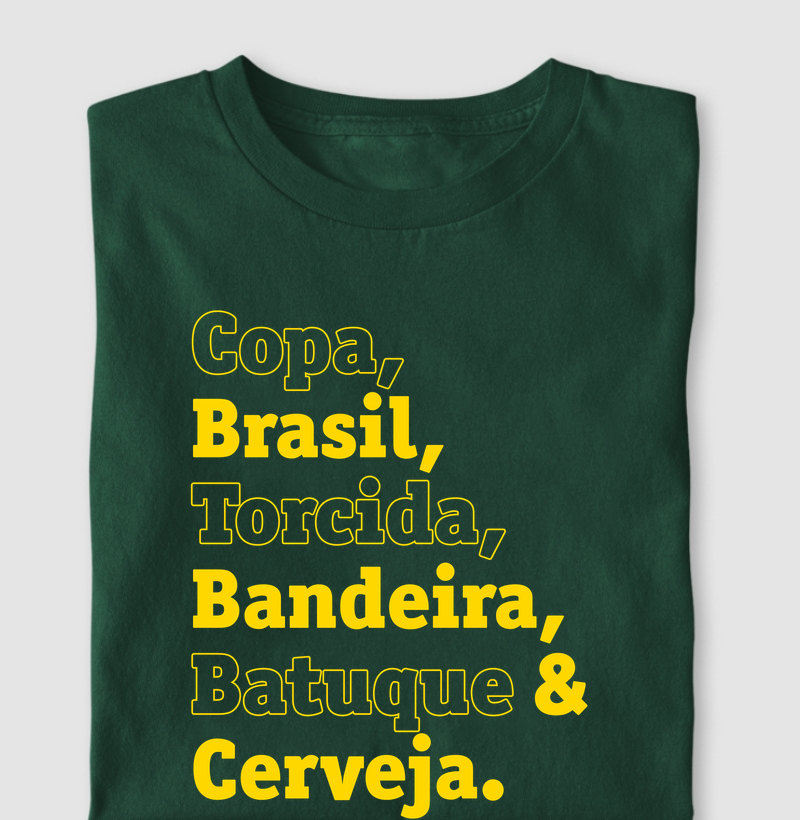 Copa, Brasil, Torcida,Bandeira,Batuque &Cerveja.