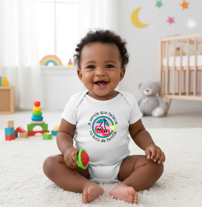 Body Bebê Cereja do Bolo