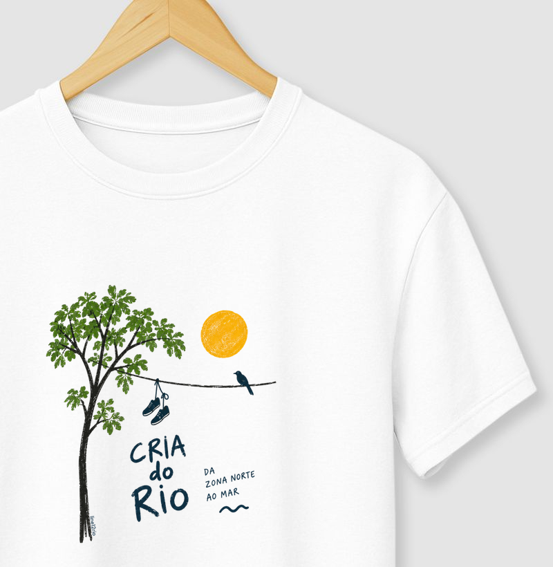 CRIA DO RIO - DA ZONA NORTE AO MAR - Camiseta
