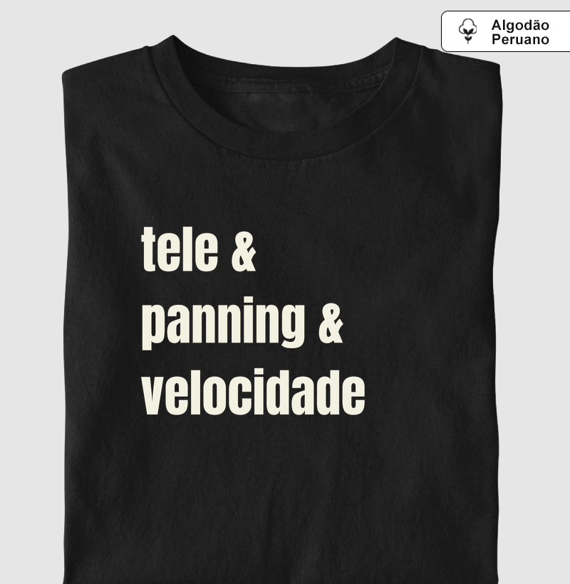 tele panning velocidade