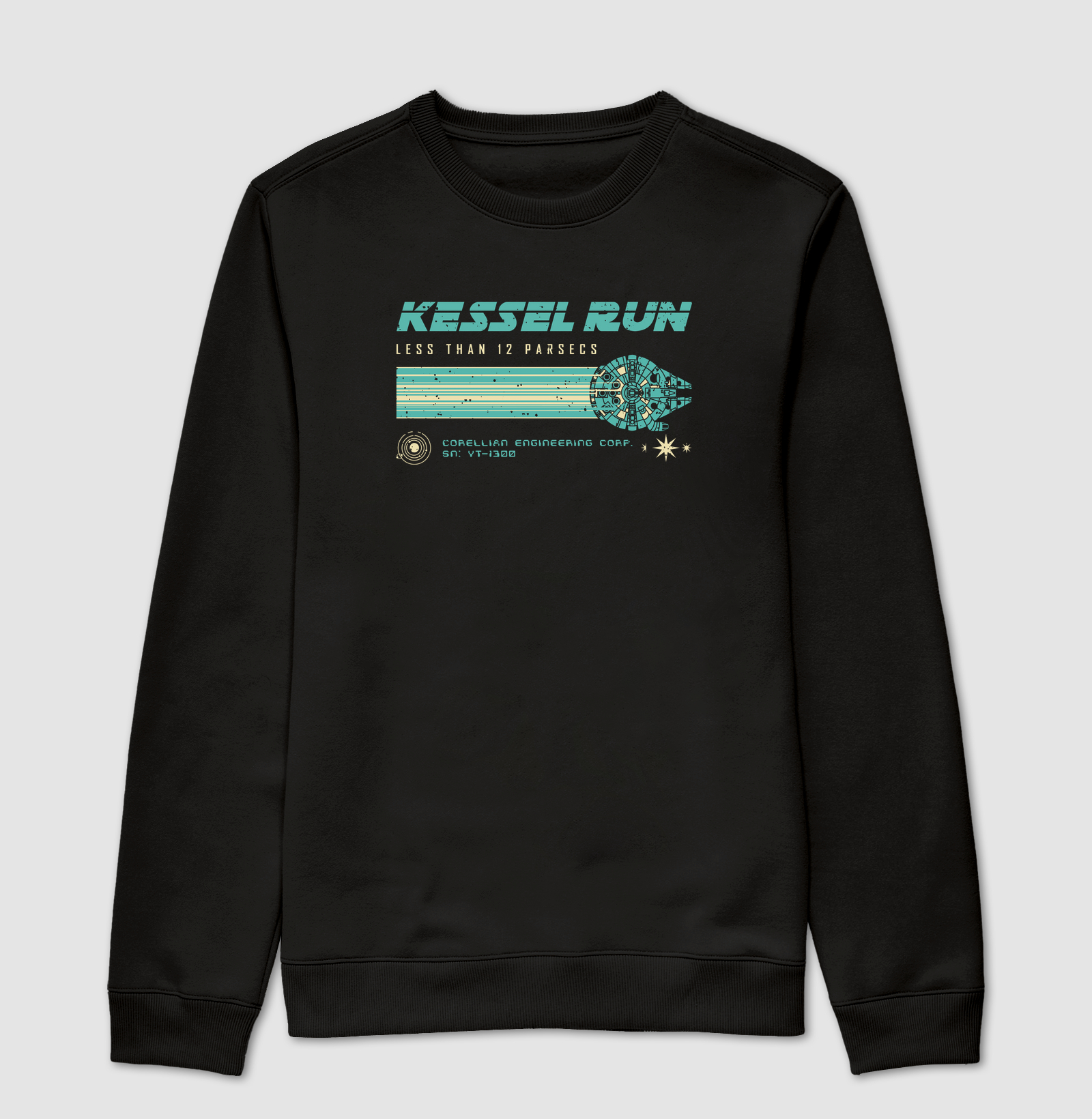 Camiseta Retro Vintage Parsecs - Suéter Moletom