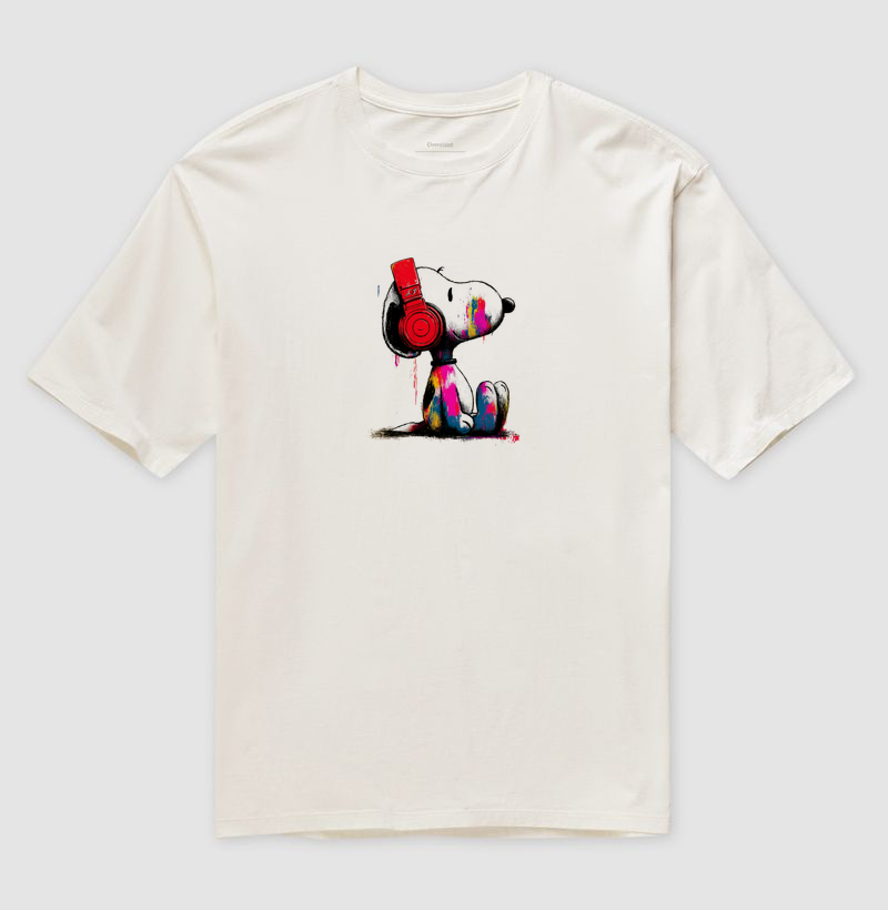 Camiseta Oversized Pintura Sonora | Posto80