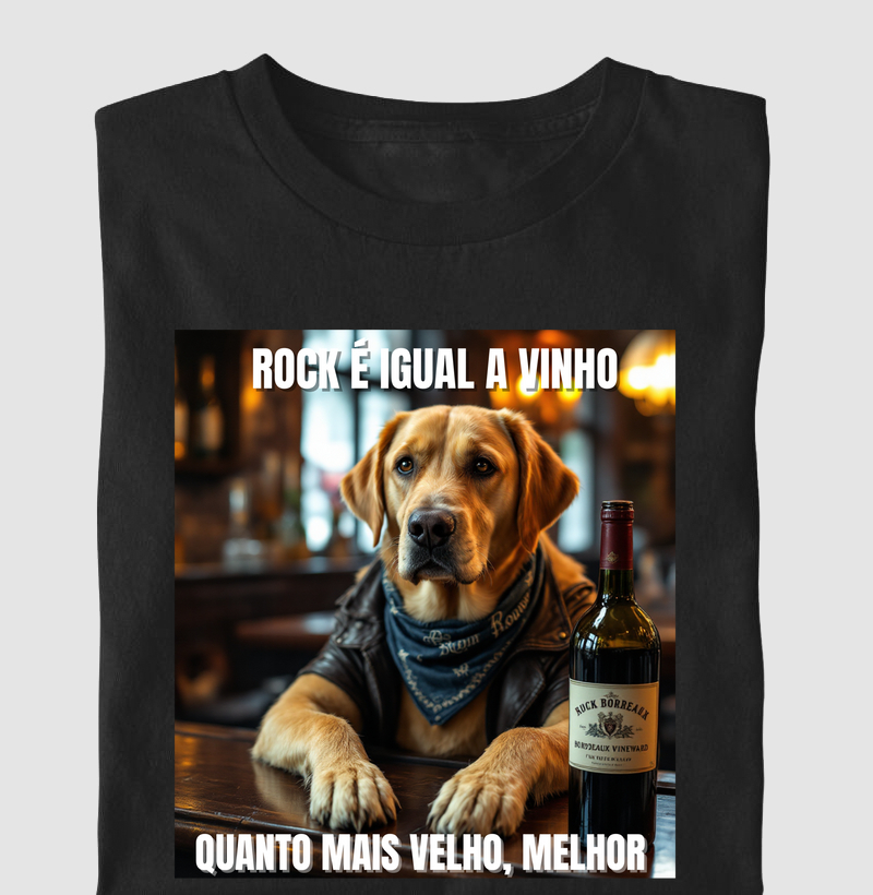Rock é igual a vinho