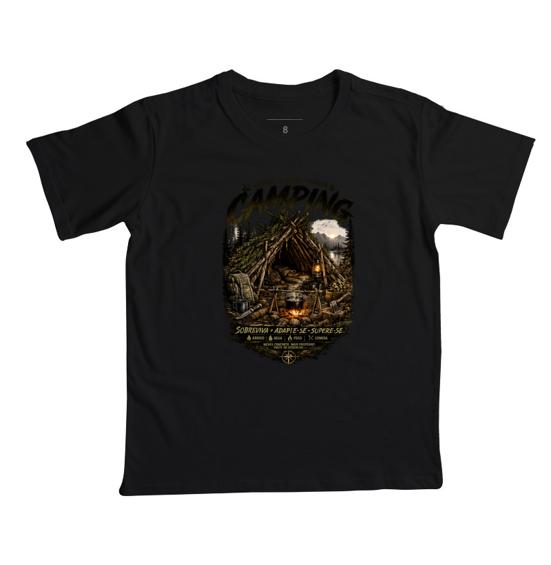 Camping Survival - Camiseta Infantil