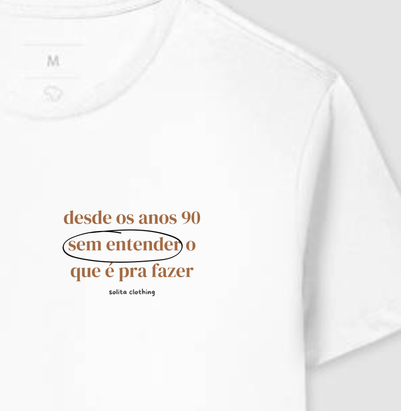 Sem entender o que é pra fazer