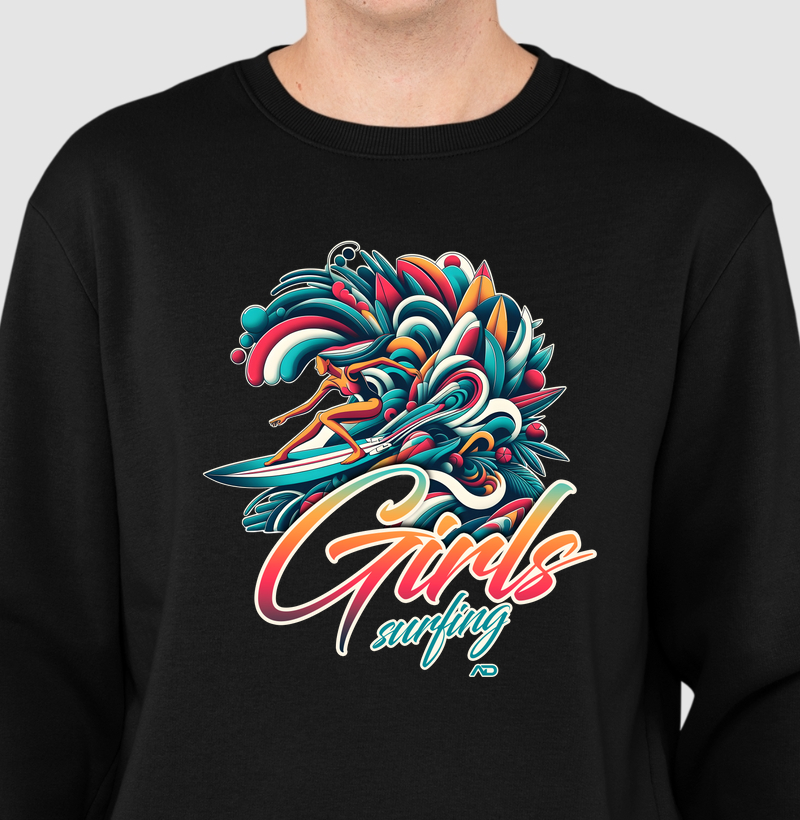 Girls Surfing