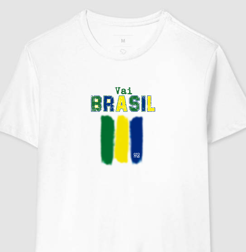 Camiseta Regular Vai Brasil