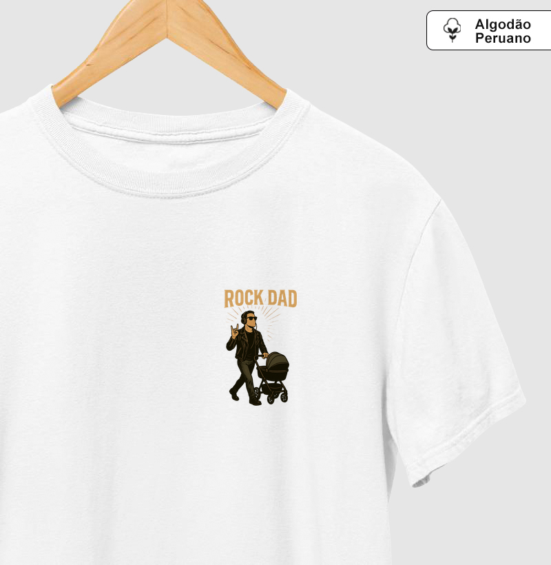 Rock Dad Minimal Algodão Peruano