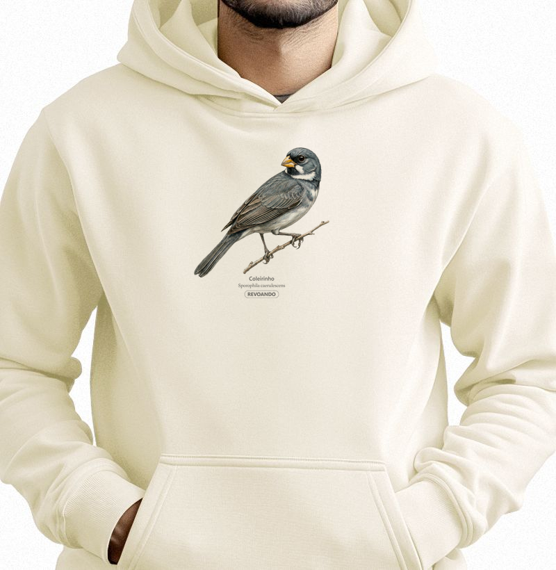 Traços Alados - Coleirinho II - Moletom Hoodie - Hoodie Moletom