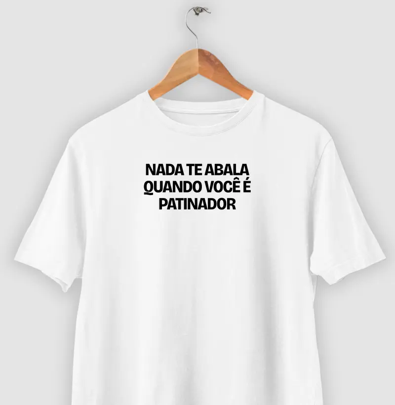 Nada te abala o patinador