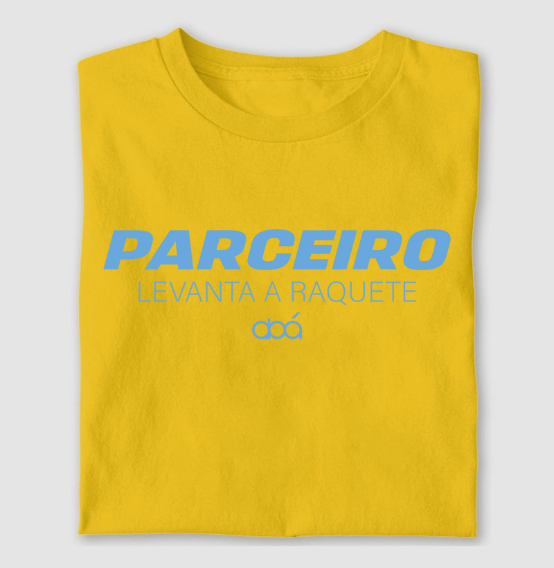 Parceiro Levanta a Raquete - Ciano