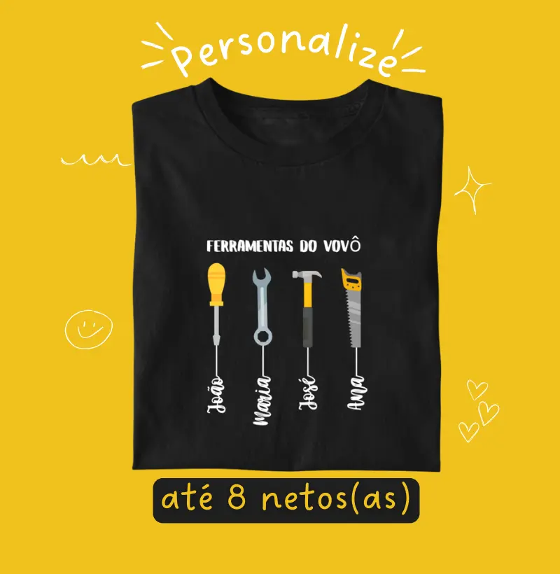 Ferramentas do Vovô***ENVIE OS NOMES POR WHATS E AGUARDE O LINK PARA FINALIZAR A COMPRA***