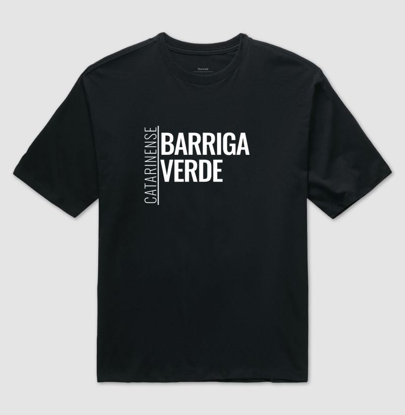 Catarinense — Barriga-Verde - Camiseta Oversized