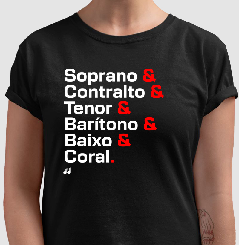 Soprano & Contralto & Tenor & Barítono & Baixo & Coral.
