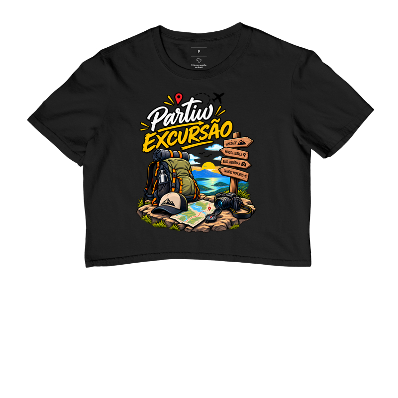 Partiu Excursão — Mochila, Mapa e Aventura