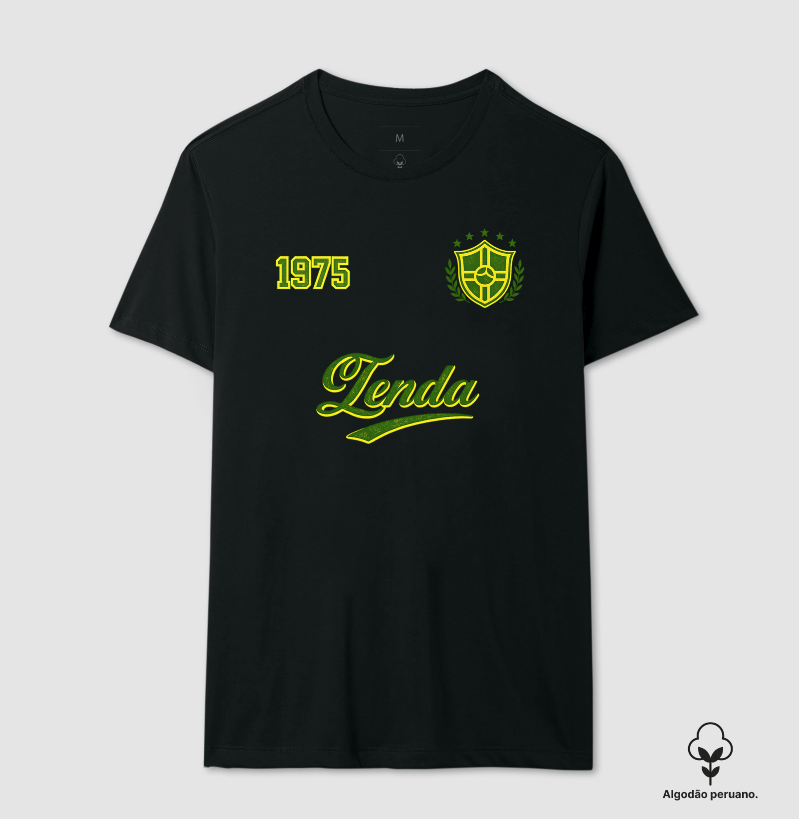SELEÇÃO 1975 LENDA - Camiseta Algodão Peruano