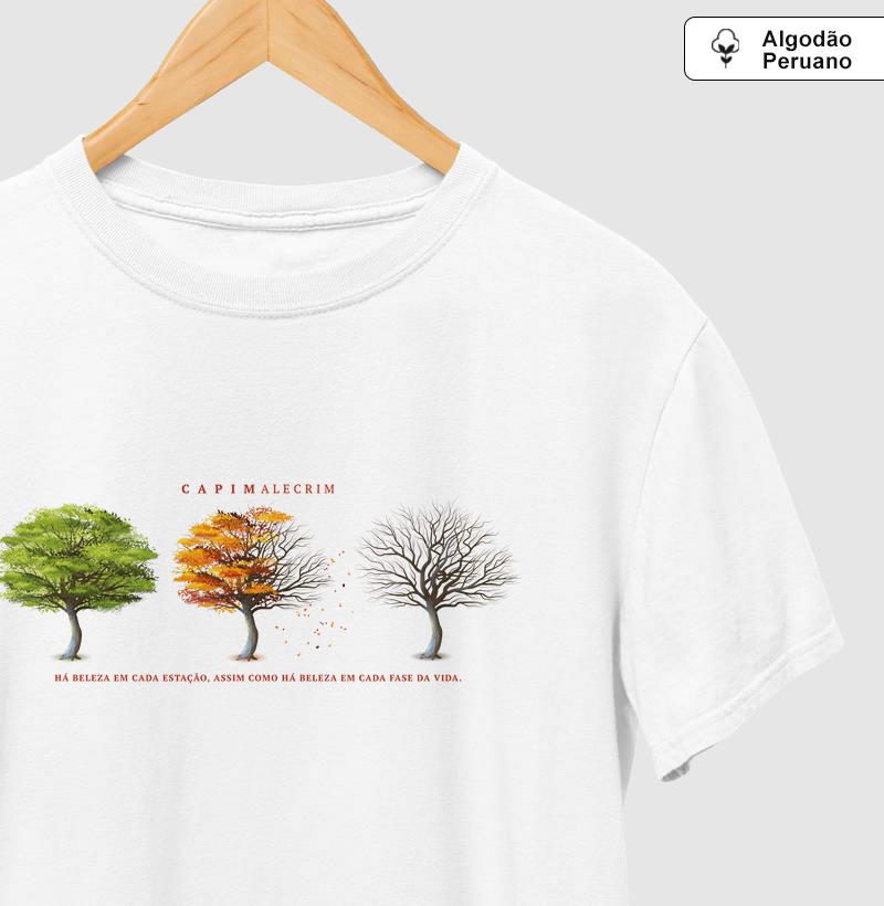 T-shirt Estações - Algodão Peruano