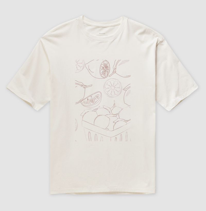 Camiseta Oversized Citric Fruits