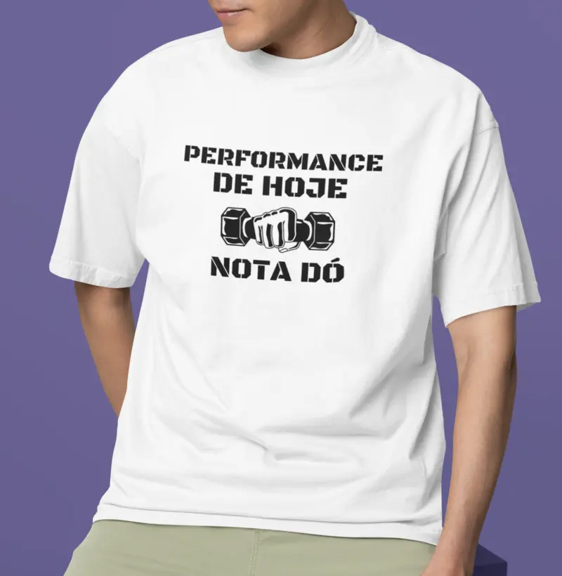 Performance de hoje, noda dó