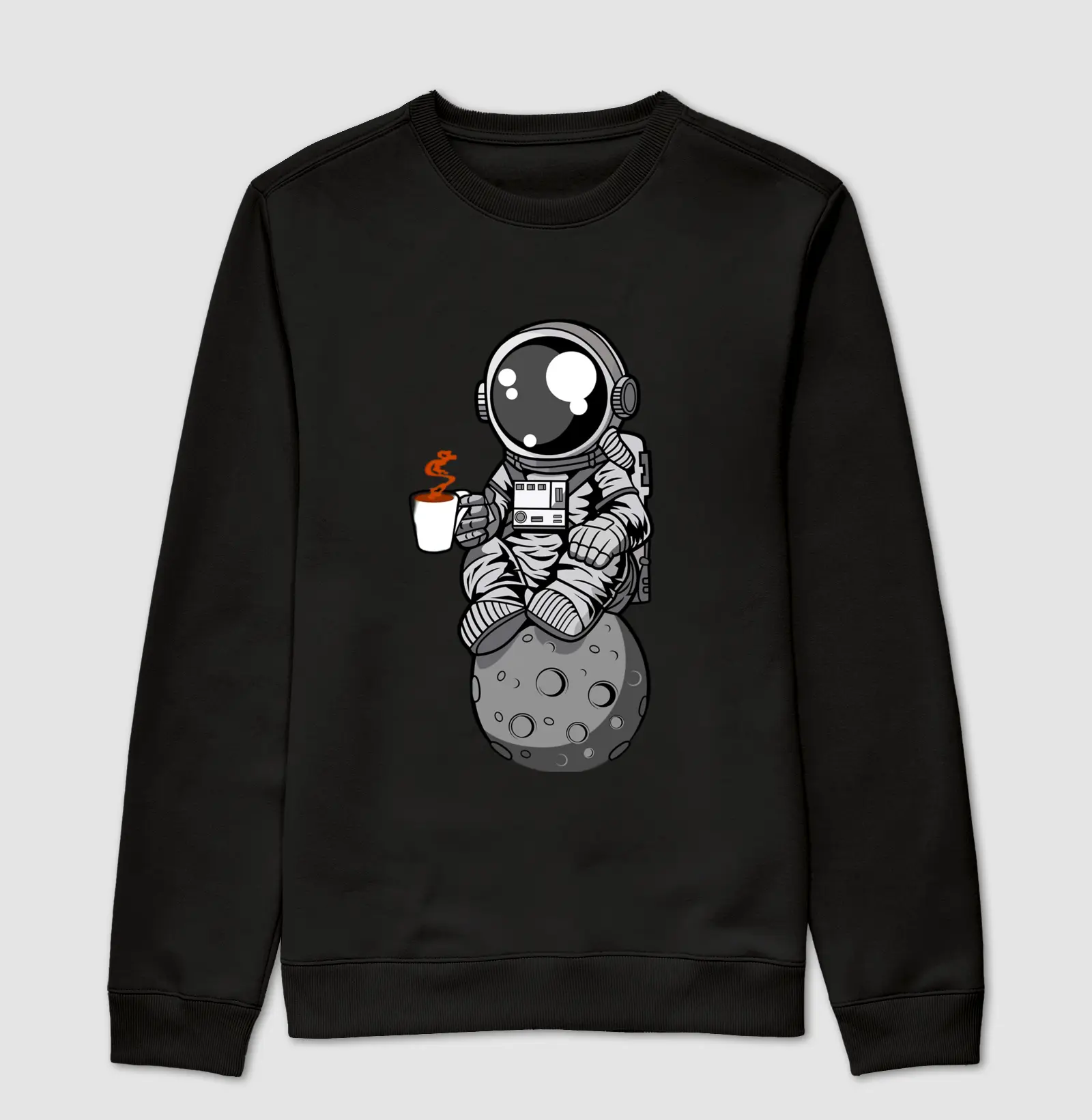 Suéter  Moletom Astronauta Coffee 