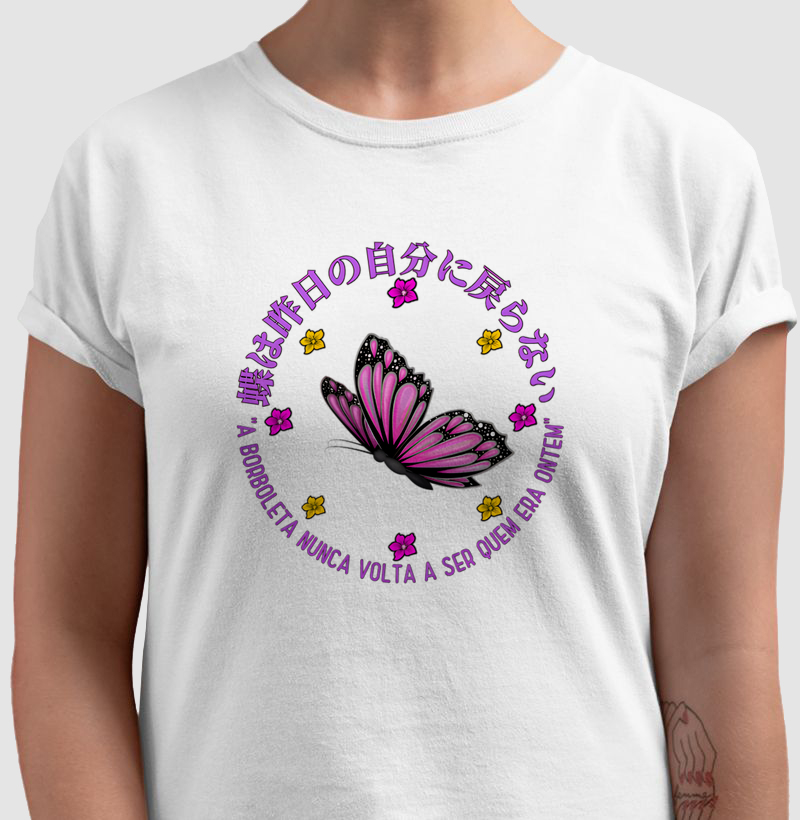 蝶は昨日の自分に戻らない – A Borboleta Nunca Volta a Ser Quem Era Ontem 