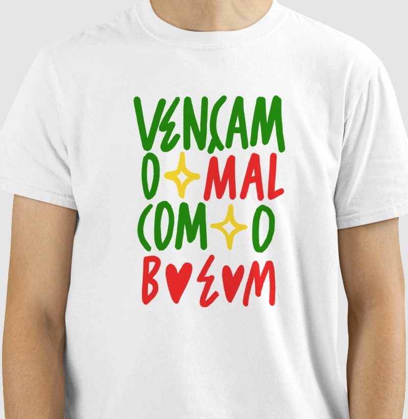 CAMISETA VENÇAM O MAL - POR FELIPE GUGA