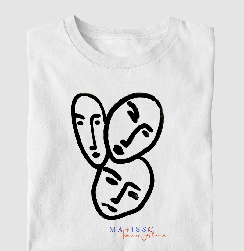 Henri Matisse -Trois tetes. A l'amitie (1951)