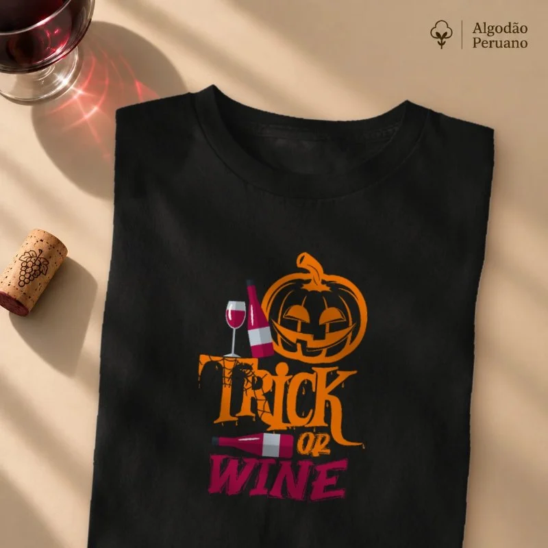 Camiseta Trick or Wine