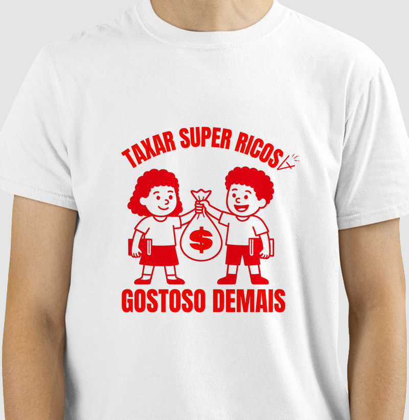 Camiseta taxar super ricos
