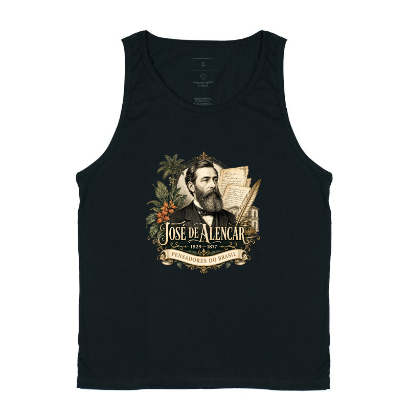 Camiseta José de Alencar - Pensadores do Brasil