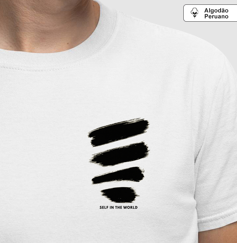 BRUSH STROKES - Camiseta Algodão Peruano