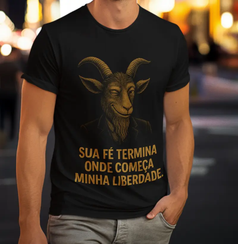 Sua fé termina onde começa minha liberdade.