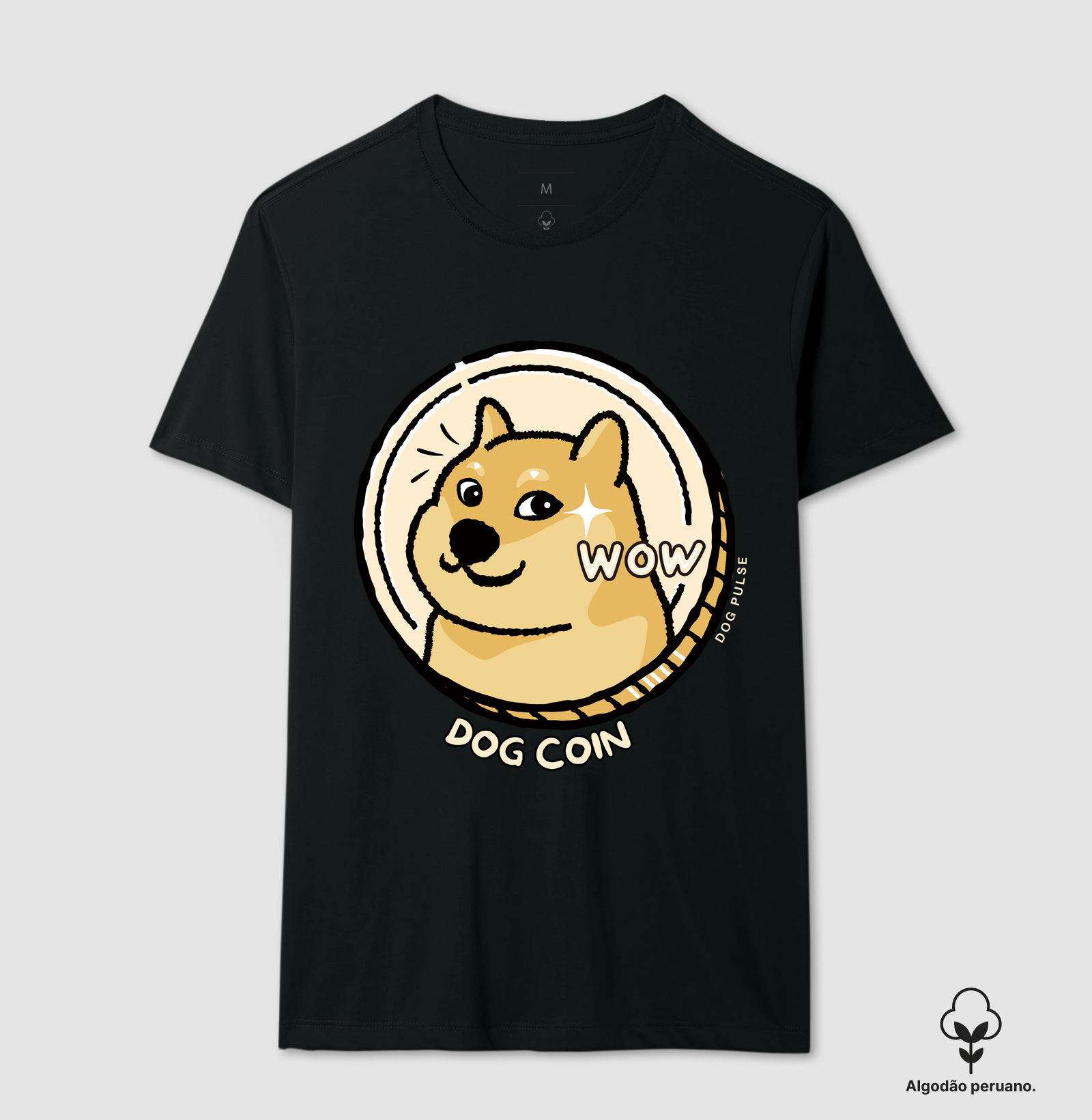 Camiseta Algodão Peruano Dog Pulse - Dog Coin