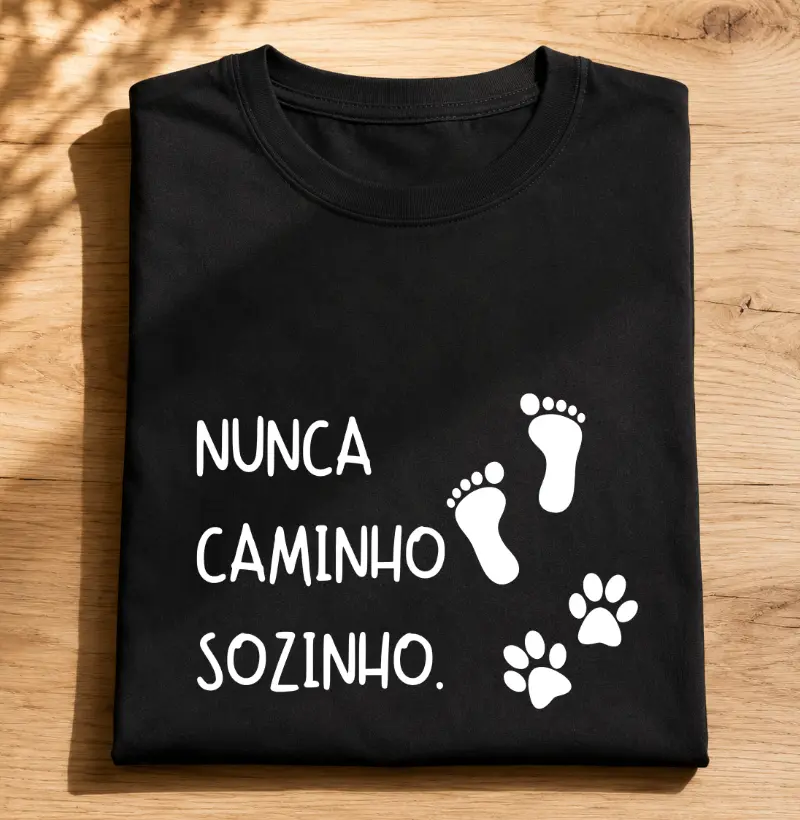 Nunca caminho sozinho