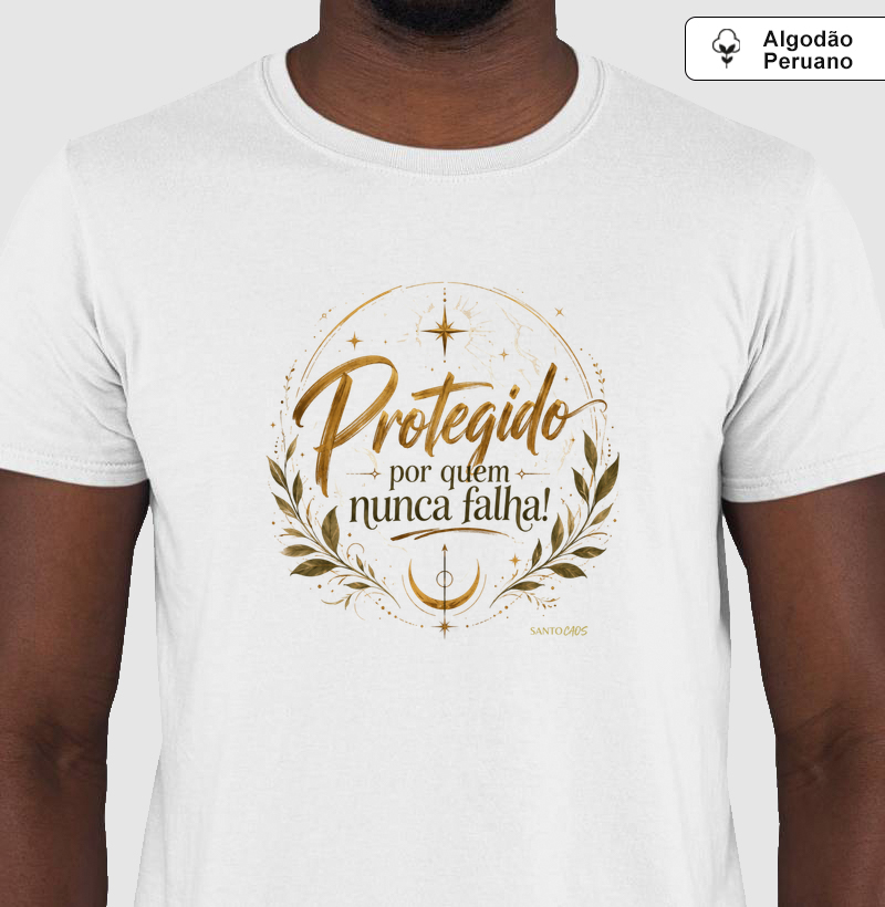 Protegido — Estampa Minimalista de Fé