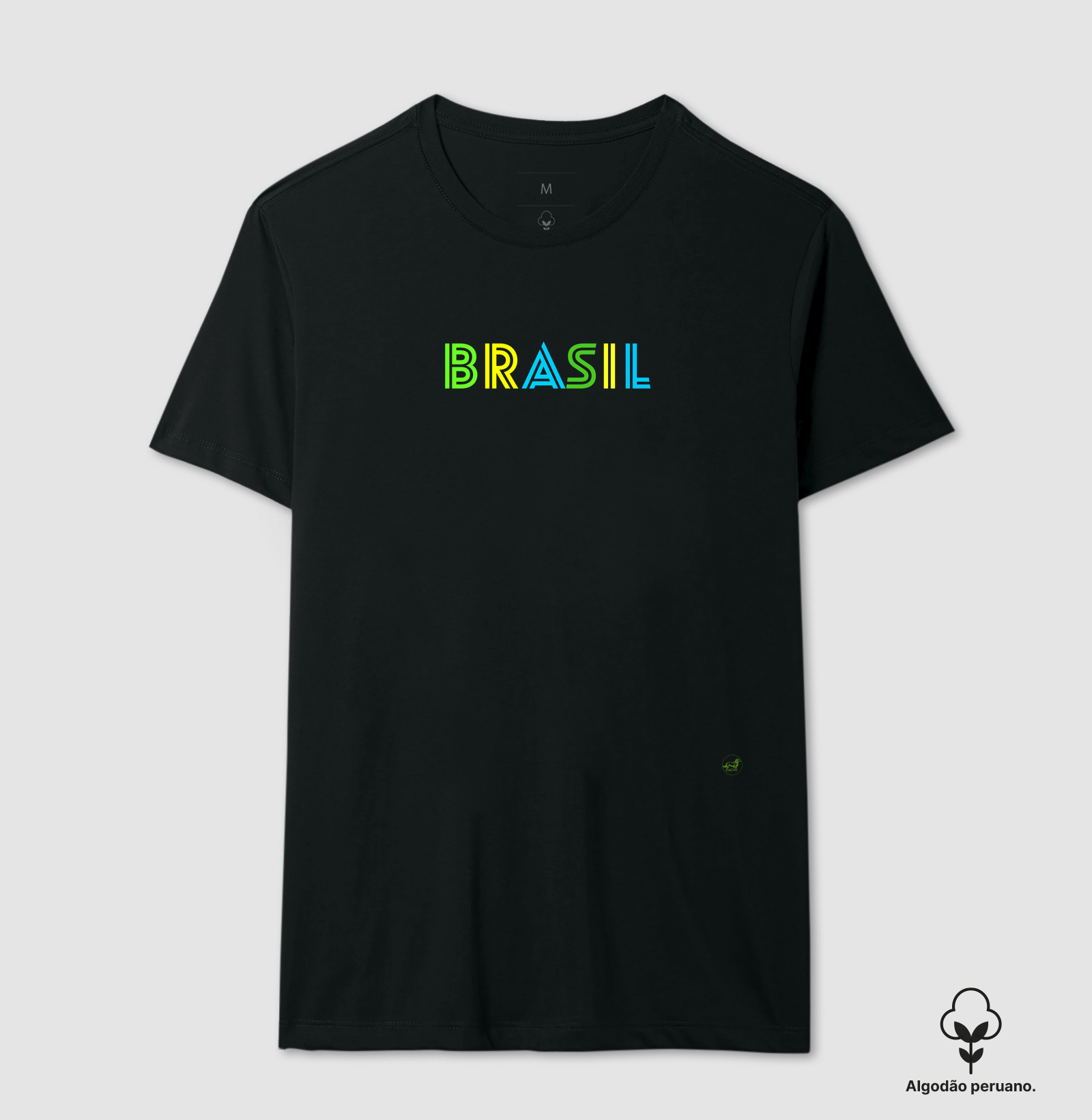 Brasil - Palavra nas cores do Brasil