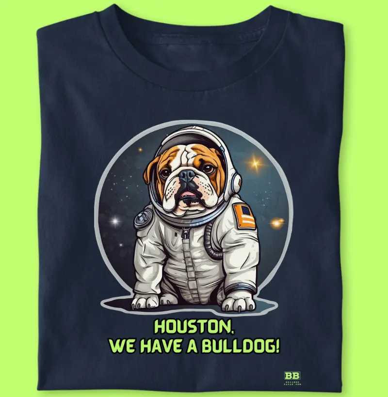 Camiseta Bulldog Ingles "Houston"