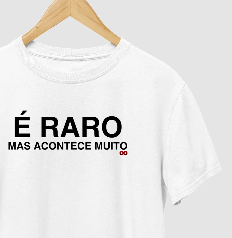 Camisa é raro
