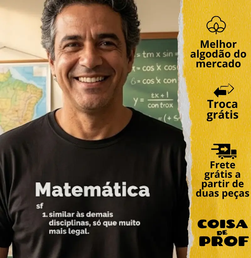 Camiseta Verbete Matemática