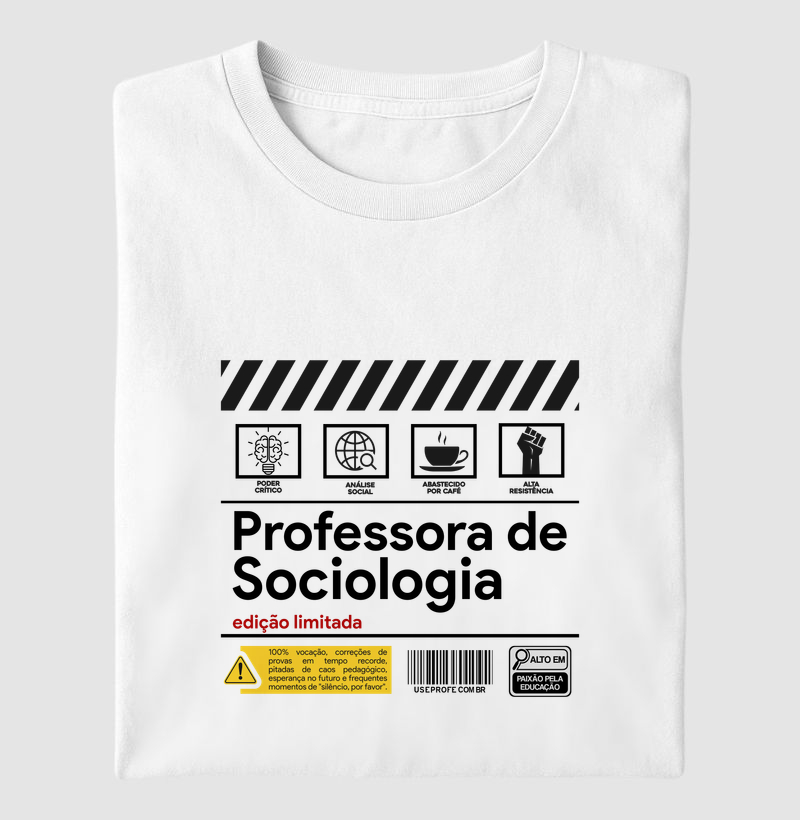 Professora de Sociologia - Rótulo