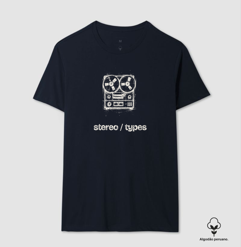 Gravador de Rolo · Carvão · Traço Claro · STEREO TYPES