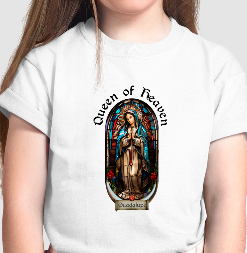 Camiseta Infantil Guadalupe rainha