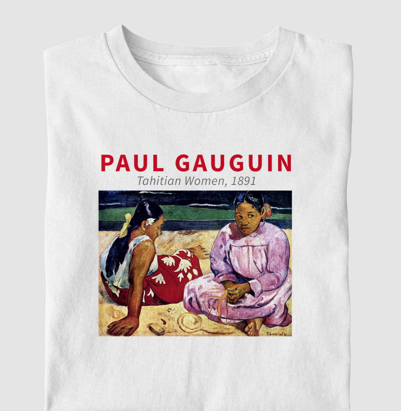 Mulheres de Taiti na Praia (1891) - Paul Gauguin 