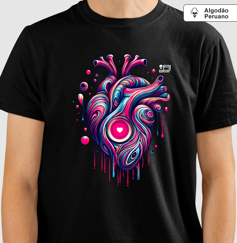 Coração Psy (Algodão Peruano)