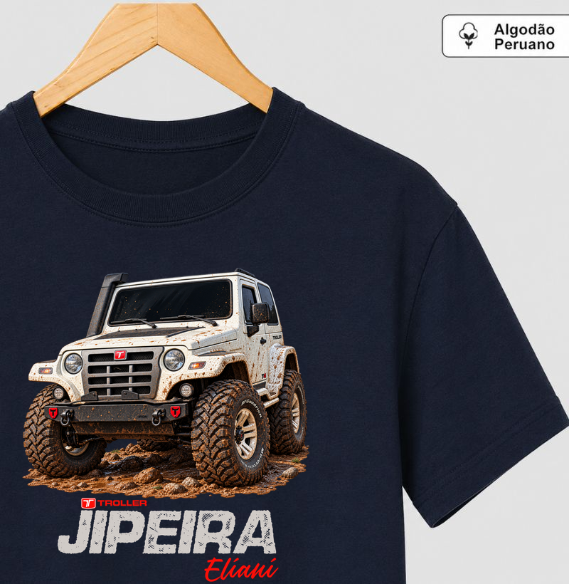 Troller White Eliani - Camiseta Algodão Peruano