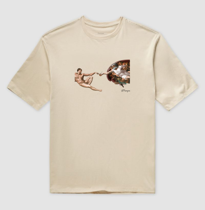 Camiseta A criação do Mate (oversized)