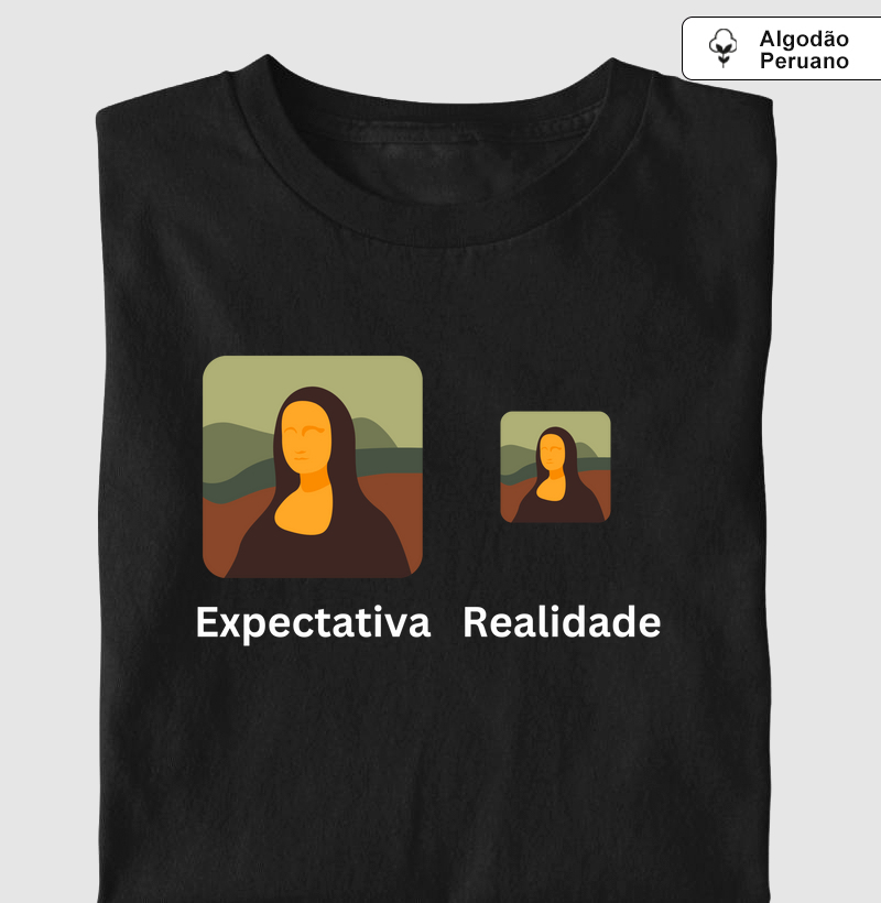Expectativa x Realidade - Mona Lisa