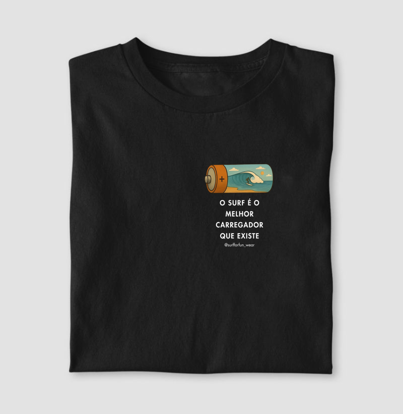 Estampa de bolso - Surf é o melhor carregador que existe